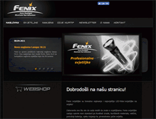 Tablet Screenshot of fenix-hrvatska.com